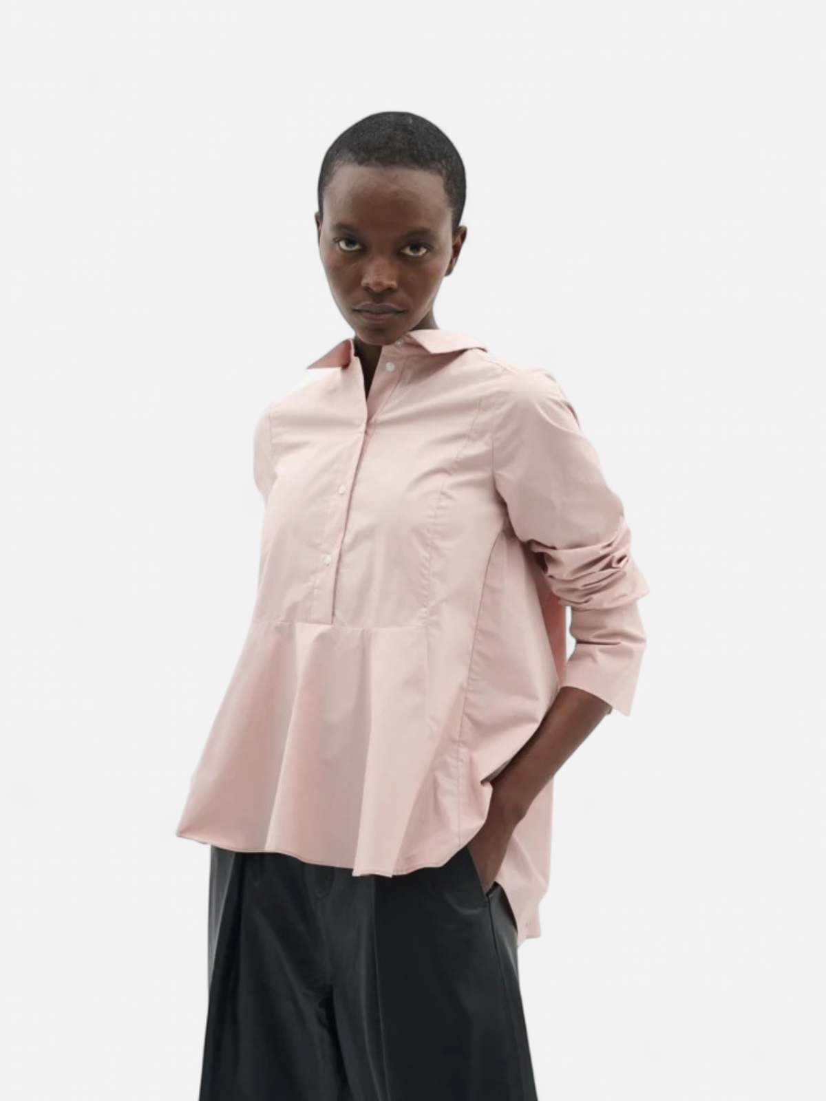 Inwear naisten paitapusero, ATLASIW FITTED SHIRT Dusty Blush - Kekäle.fi