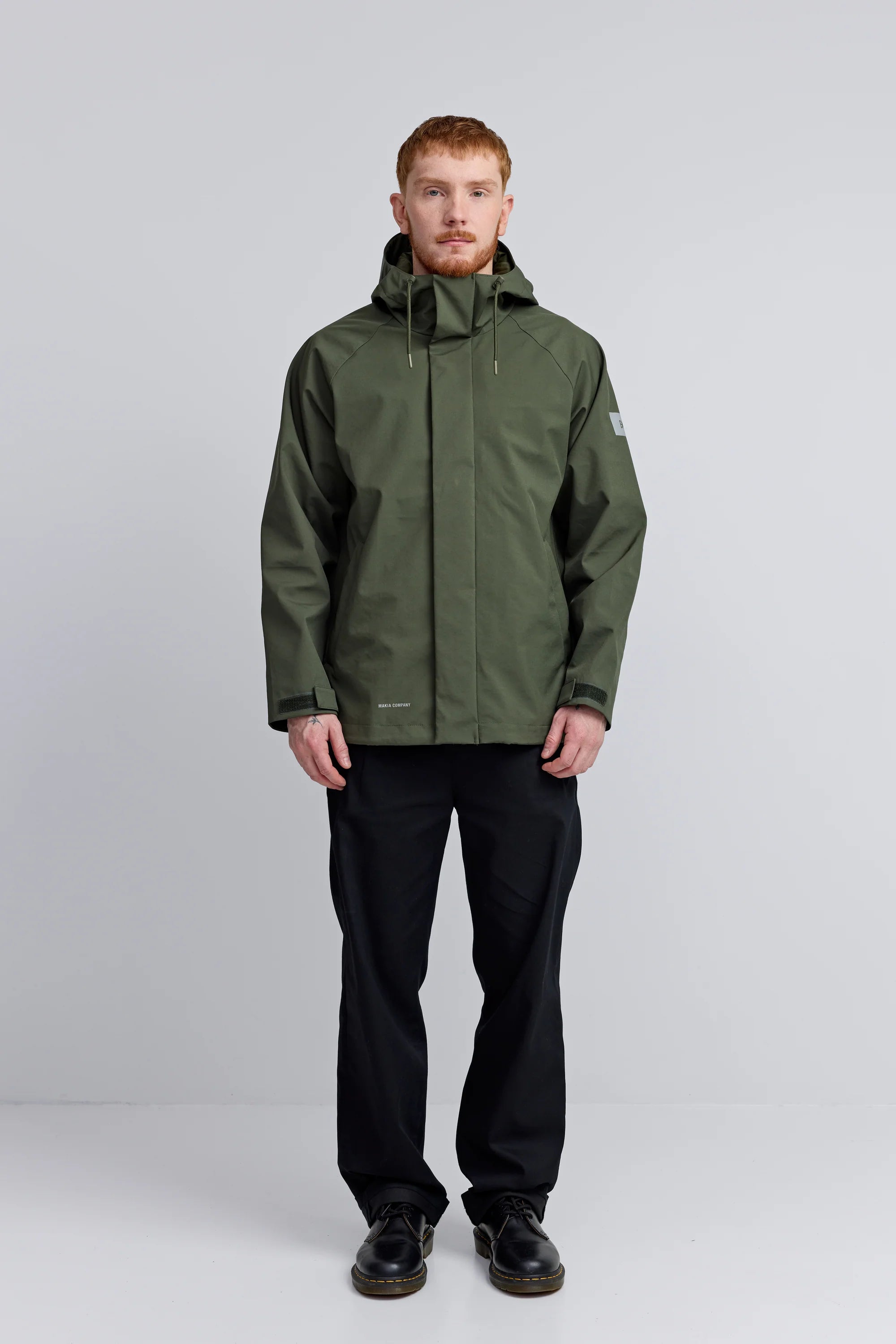 Makia miesten takki Irvine Jacket, tummanvihreä