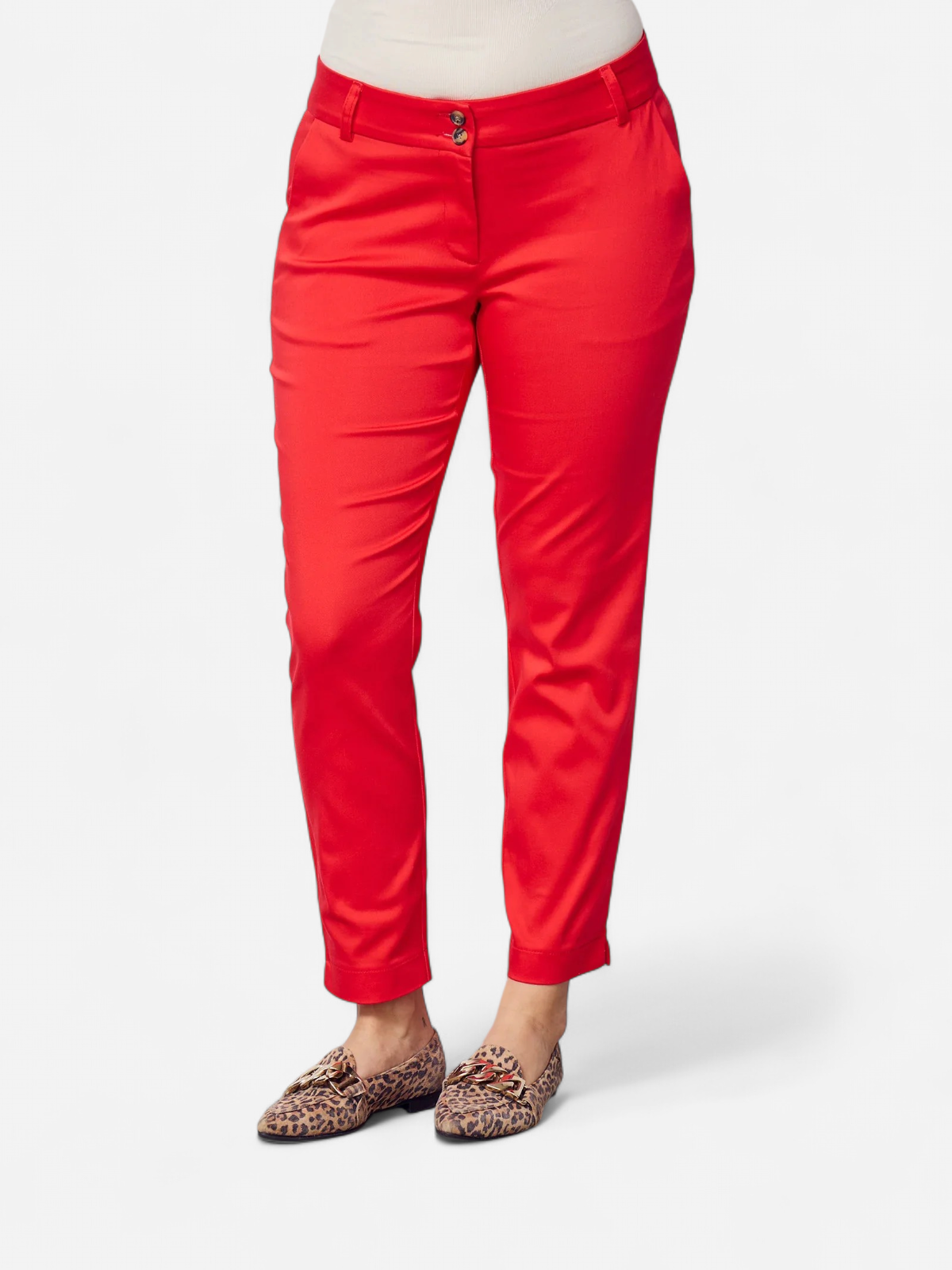 Isay naisten housut Chino Pant, punainen - Kekäle.fi