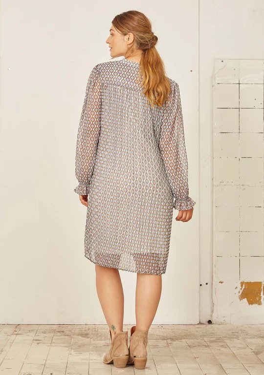 isay-naisten-mekko-thea-pleat-dress-sininen-kuosi-2