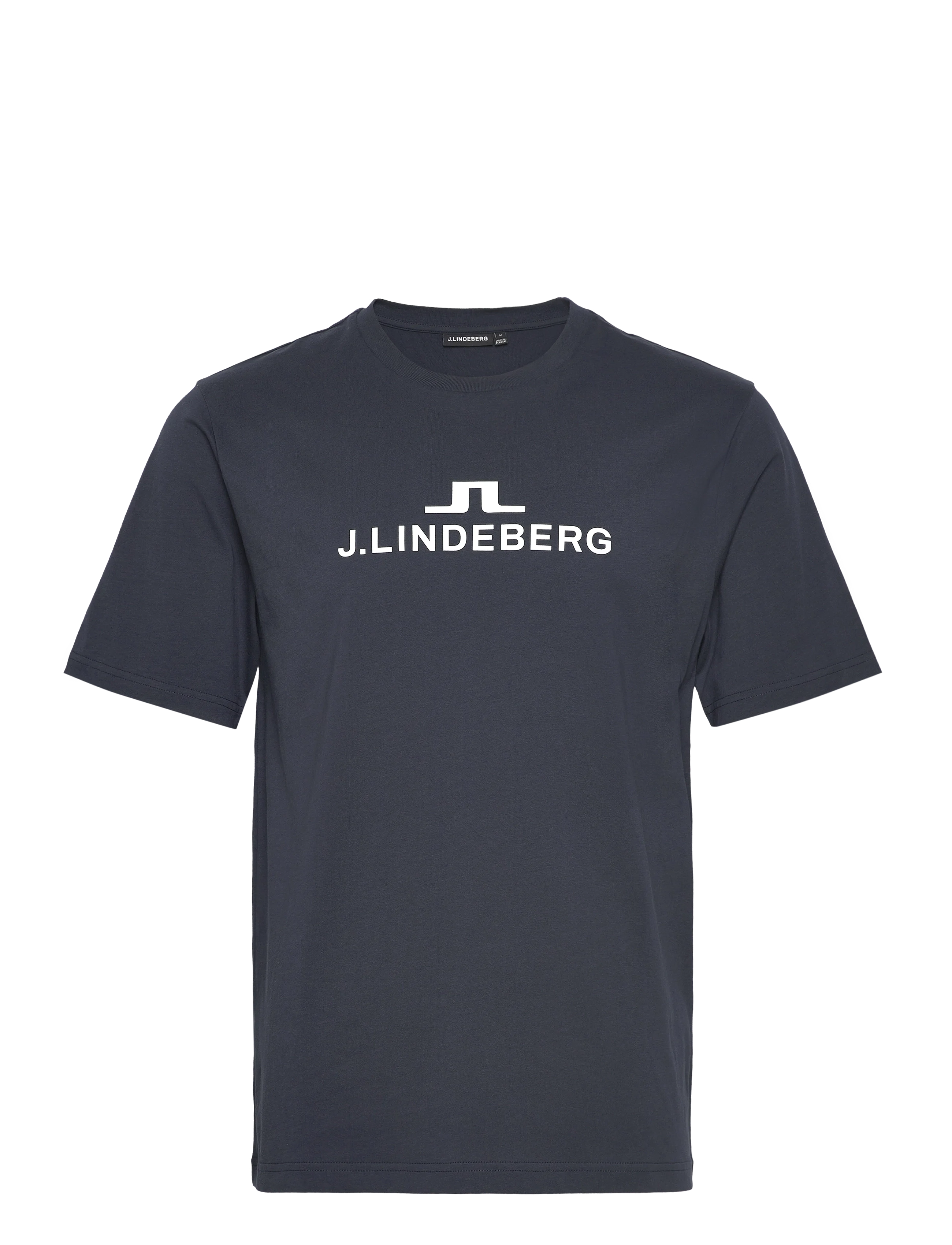 j-lindeberg-miesten-t-paita-k-m-logo-t-shirt-tummansininen-1