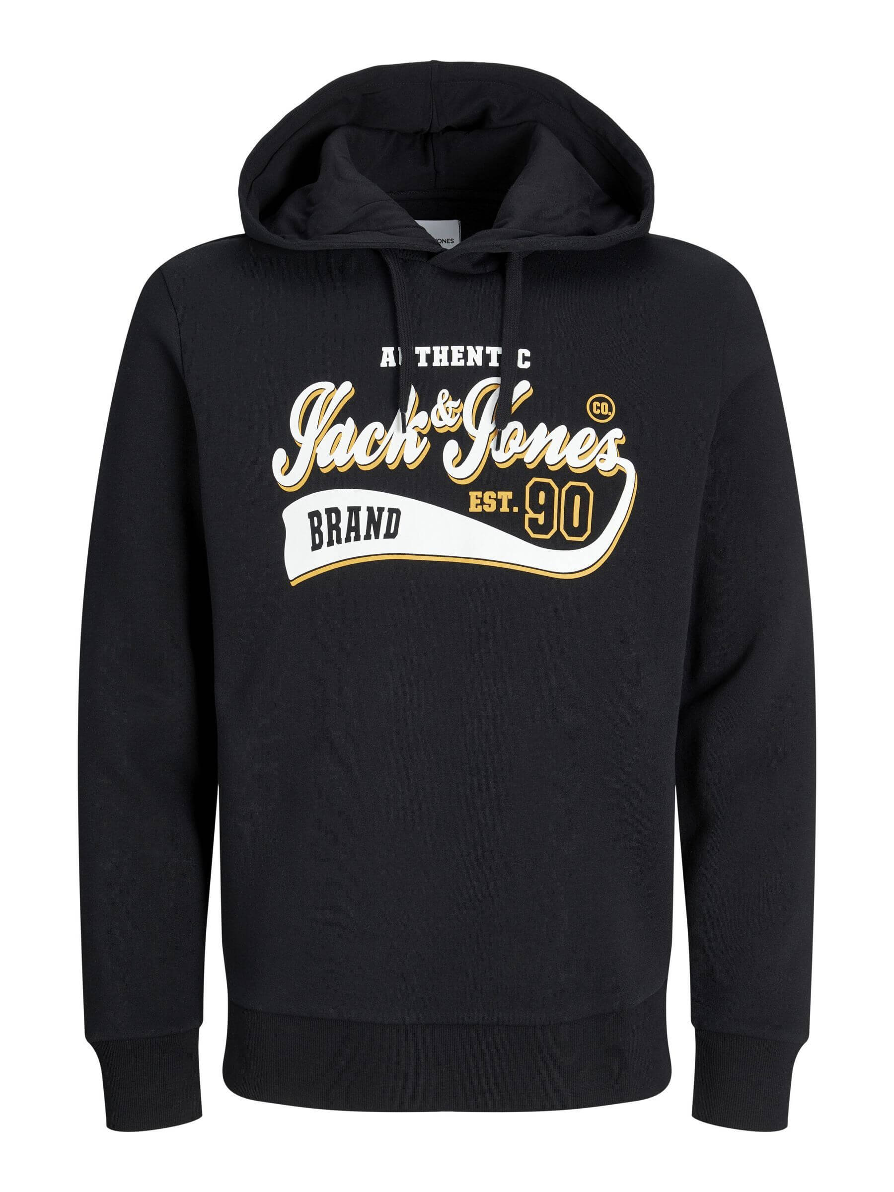 jack-and-jones-huppari-jjelogo-sweat-hood-black-1