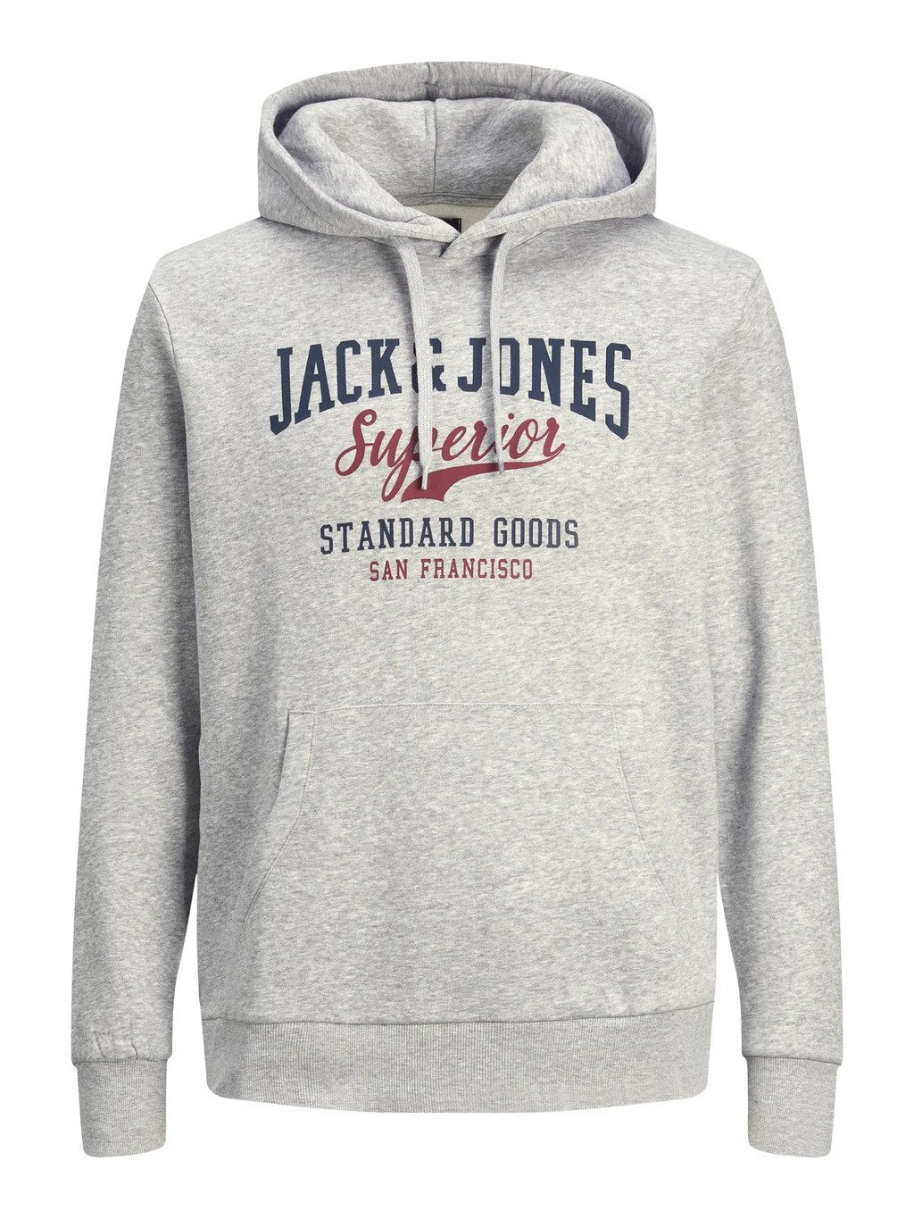 jack-and-jones-huppari-jjelogo-sweat-hood-vaaleanharmaa-1