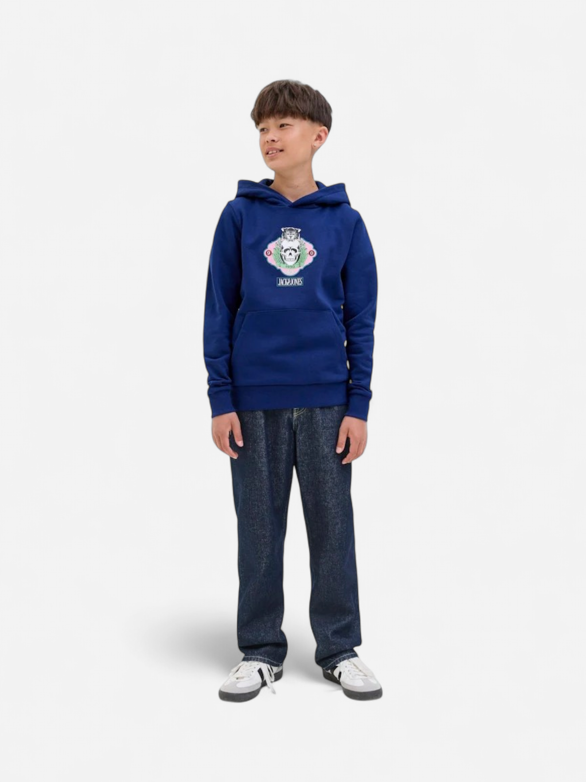 Jack and Jones junior farkut, JJICHRIS JJORIGINAL 492 JNR Sininen, Indigo - Kekäle.fi