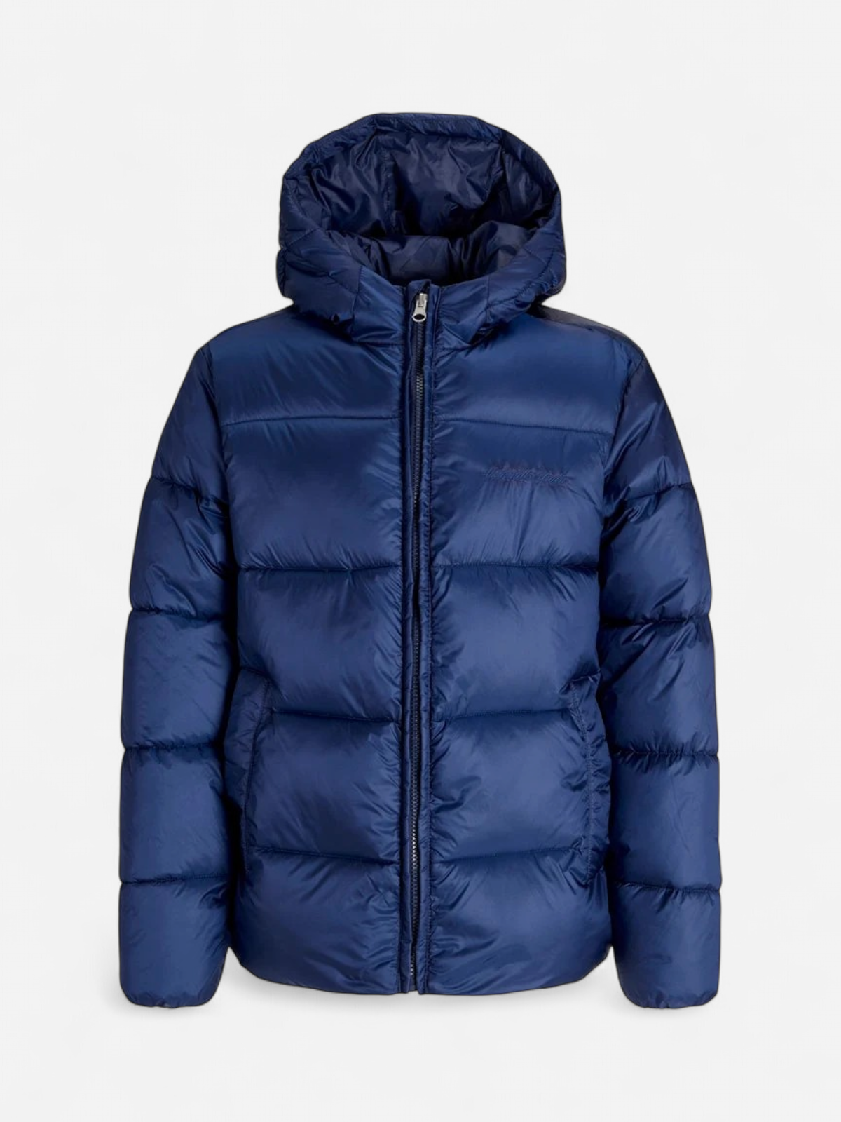 Jack and Jones junior takki, JORNORREBRO PUFFER JACKET JNR Tummansininen - Kekäle.fi