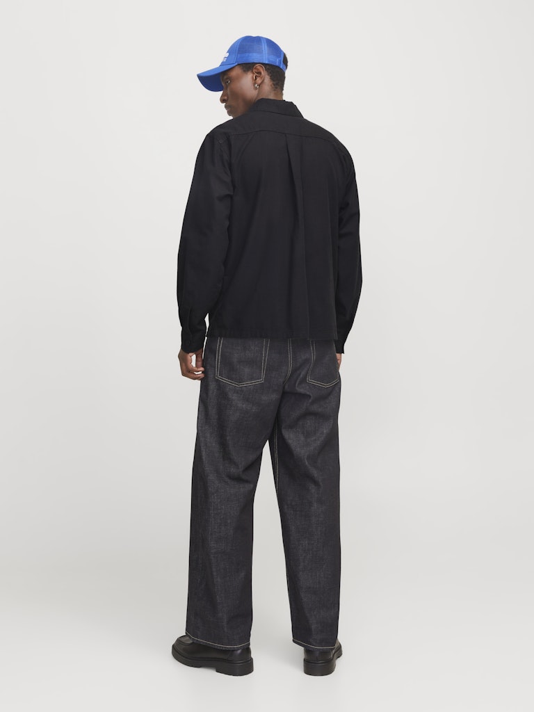 jack-and-jones-miestan-paallyspaita-jjeurban-edge-overshirt-ls-sn-black-2