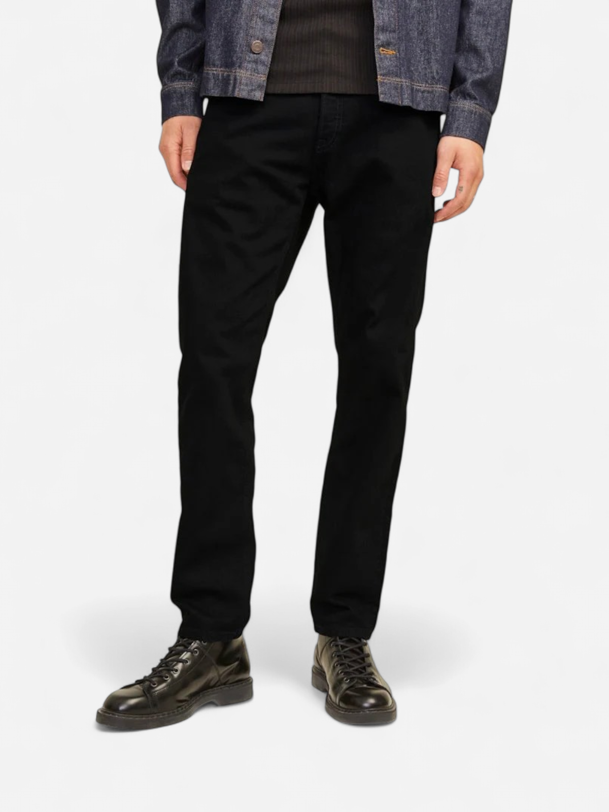 Jack and Jones miesten farkut, JJIMIKE JJORIGINAL SBD 553  Black - Kekäle.fi