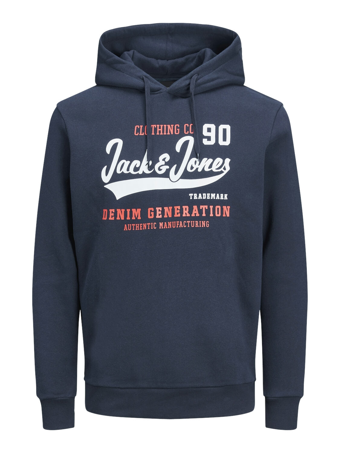 jack-and-jones-miesten-huppari-jjelogo-sweat-hood-navy-blazer-1