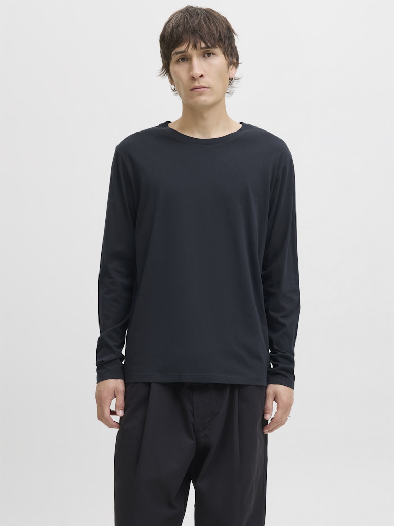 jack-and-jones-miesten-paita-jjeorganic-basic-tee-ls-o-neck-navy-blazer-1