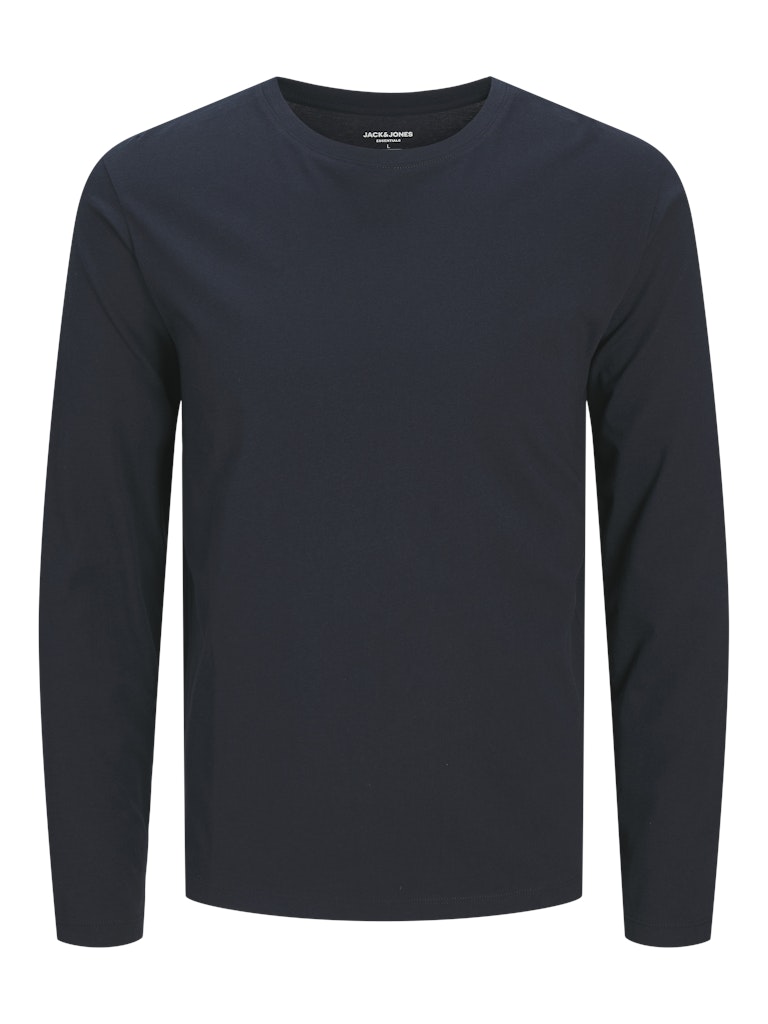 jack-and-jones-miesten-paita-jjeorganic-basic-tee-ls-o-neck-navy-blazer-2