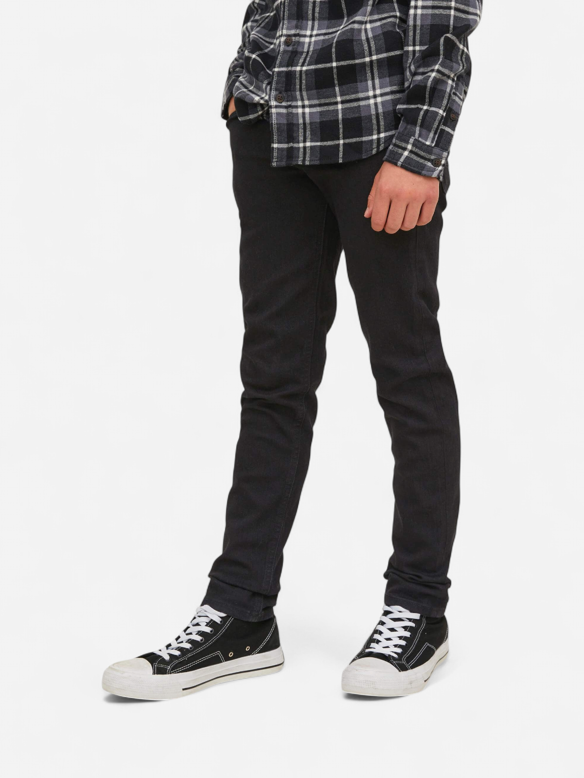 JACK&JONES JUNIOR Farkut, JJIGLENN JJORIGINAL MF072 Musta - Kekäle.fi