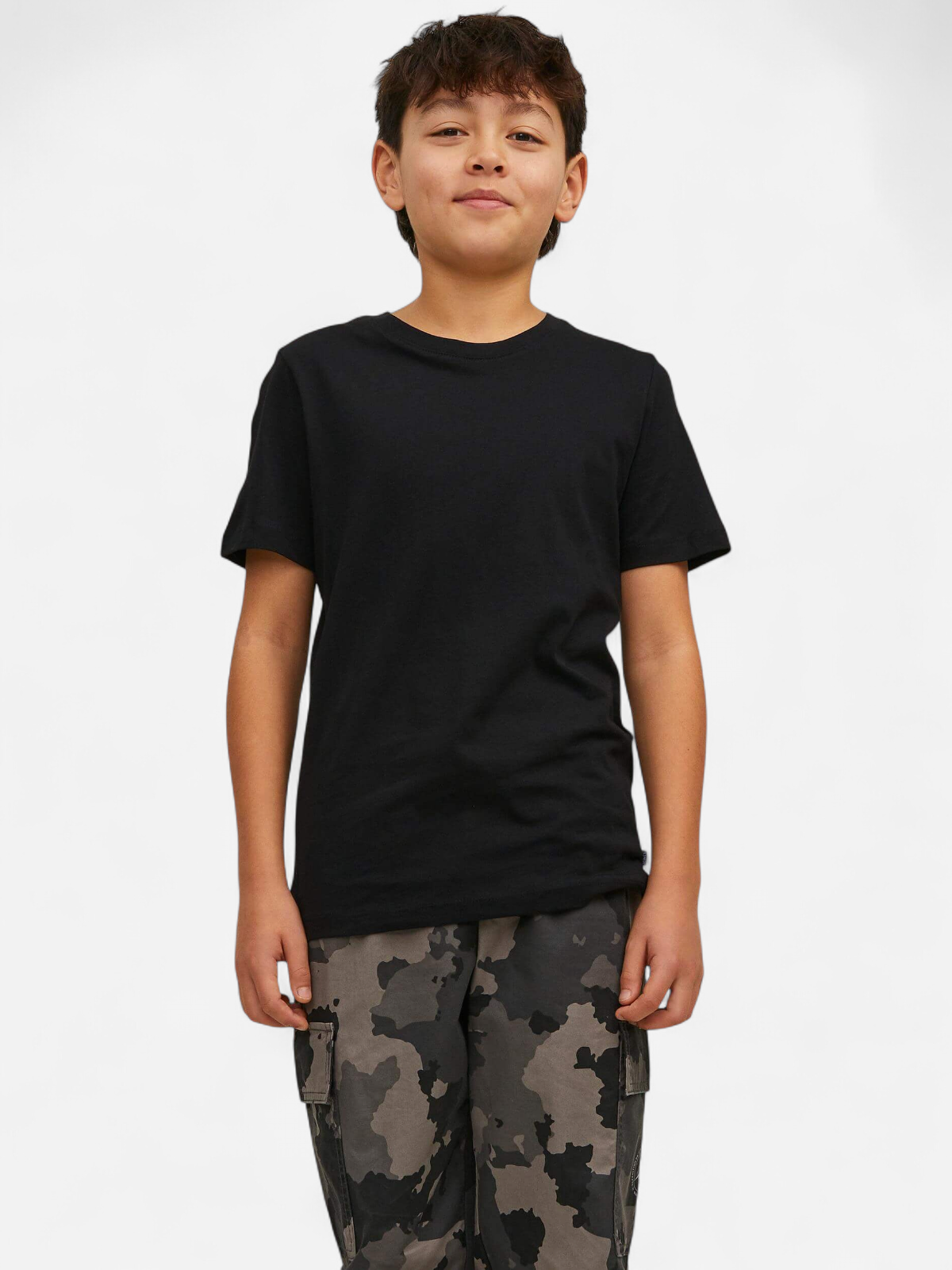 JACK&JONES JUNIOR t-paita, JJEORGANIC BASIC TEE SS O-NECK Musta - Kekäle.fi