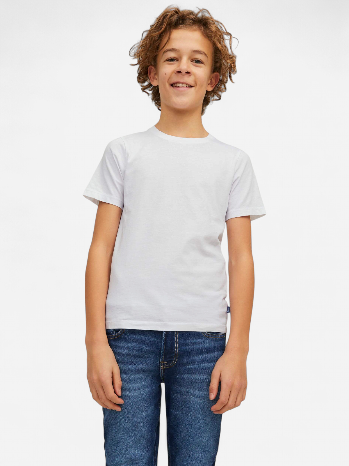 JACK&JONES JUNIOR t-paita, JJEORGANIC BASIC TEE SS O-NECK Valkoinen - Kekäle.fi