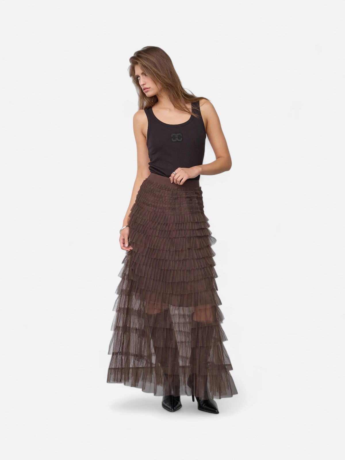 Co’Couture naisten hame JadeCC Skirt, Bison - Kekäle.fi