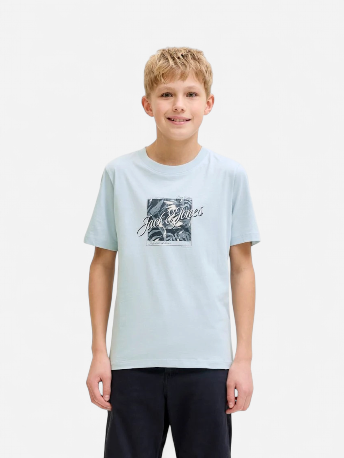 Jack and Jones Junior lasten t-paita JJHONOLULU Shape Tee JNR, vaaleansininen - Kekäle.fi