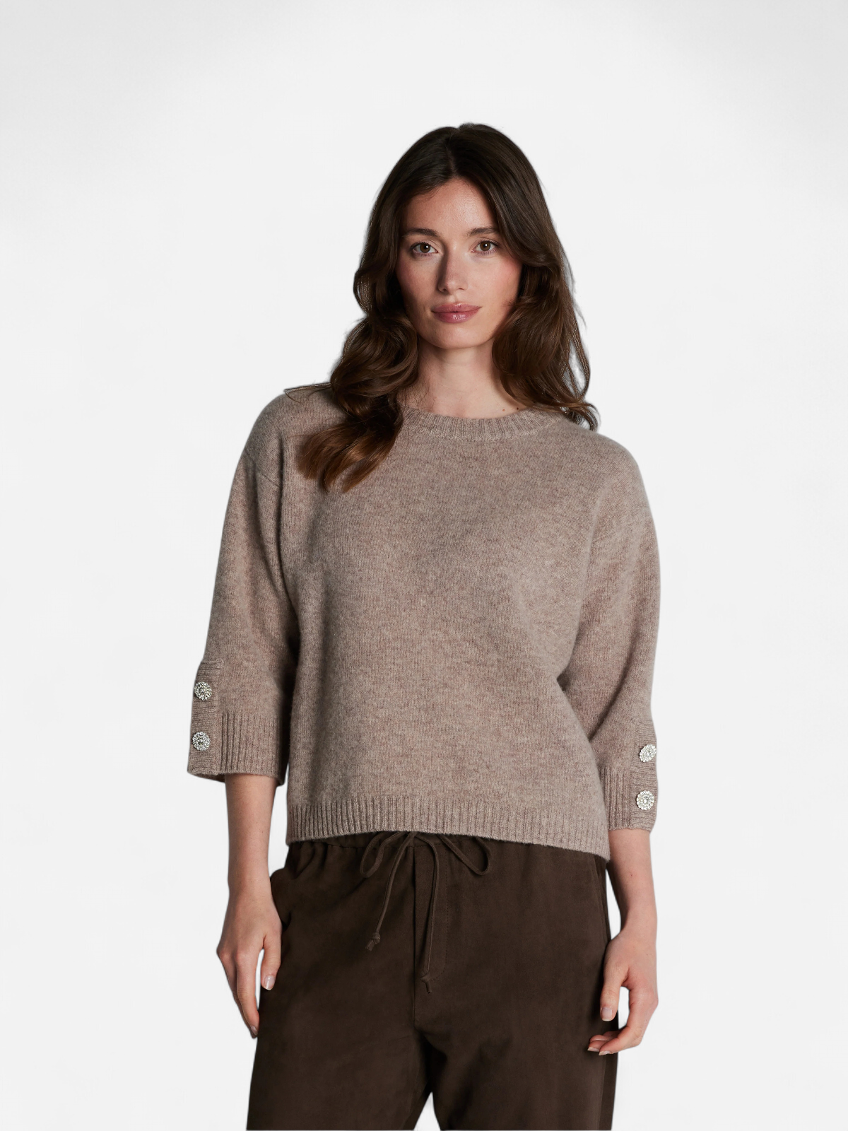 JOBA KNIT SWEATER BEIGE - Kekäle.fi