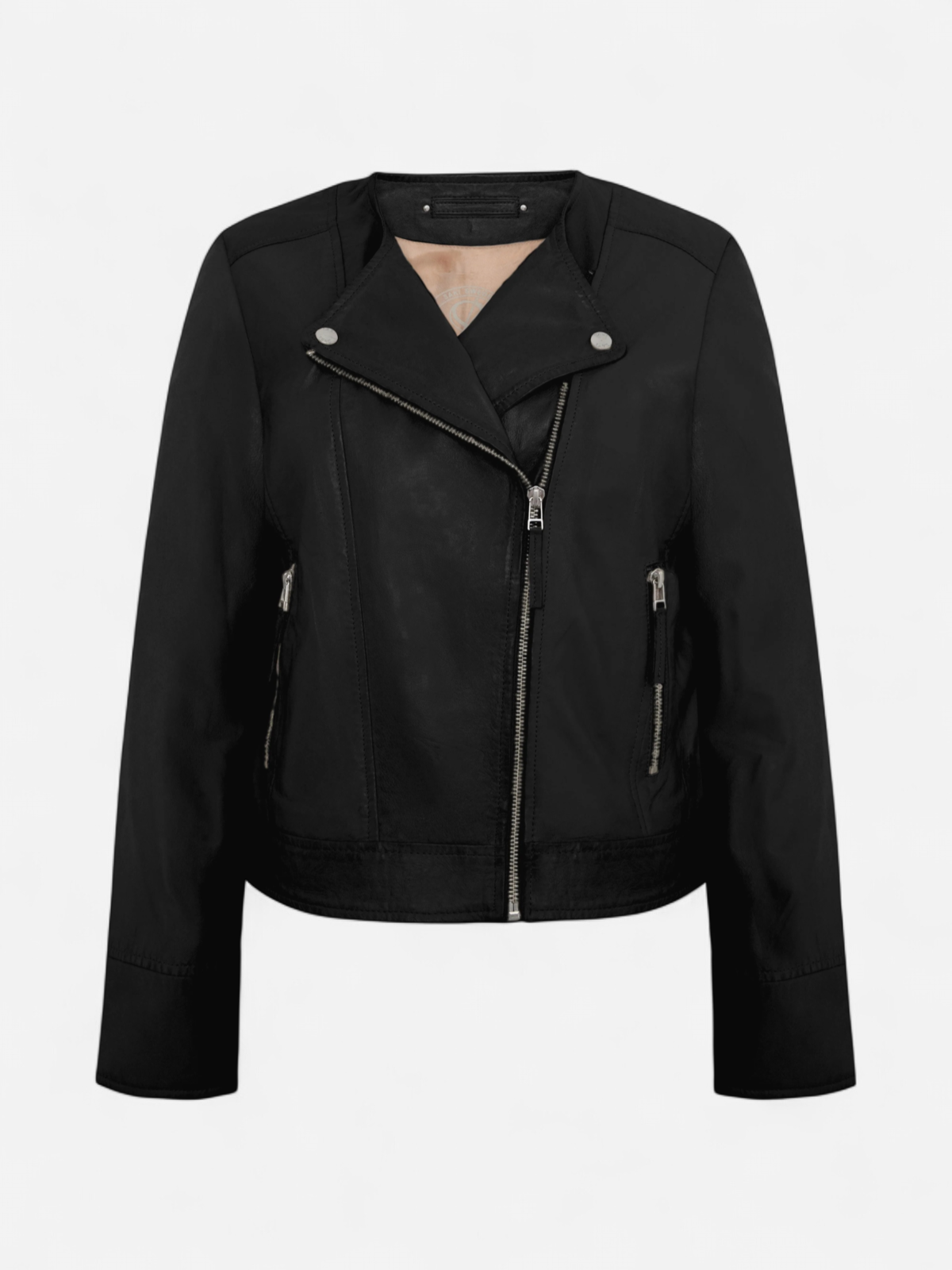 Saki naisten nahkatakki Johanna Jacket, musta - Kekäle.fi