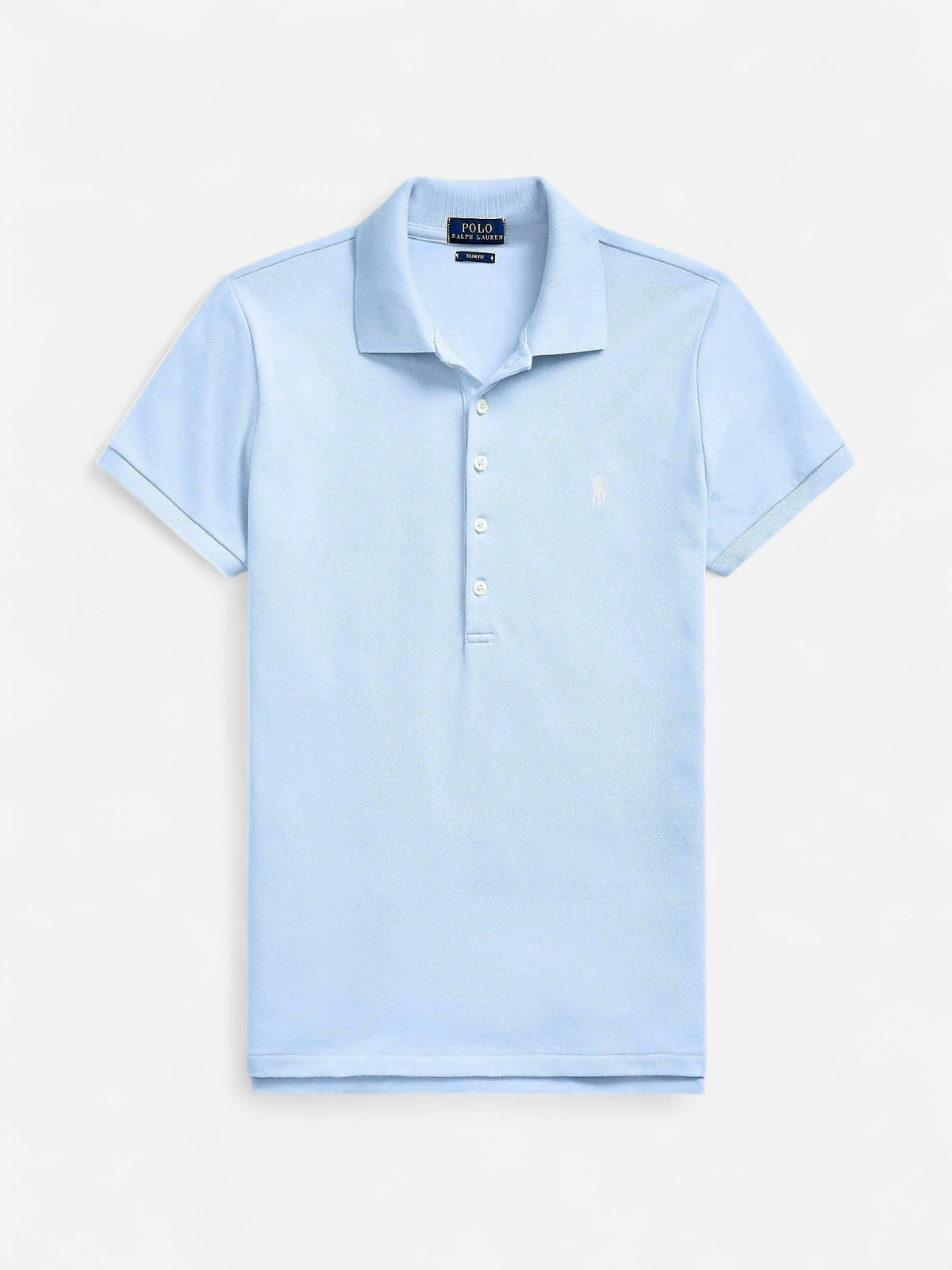 Polo Ralph Lauren naisten pikeepaita Julie Polo Slim SS Shirt, vaaleansininen - Kekäle.fi