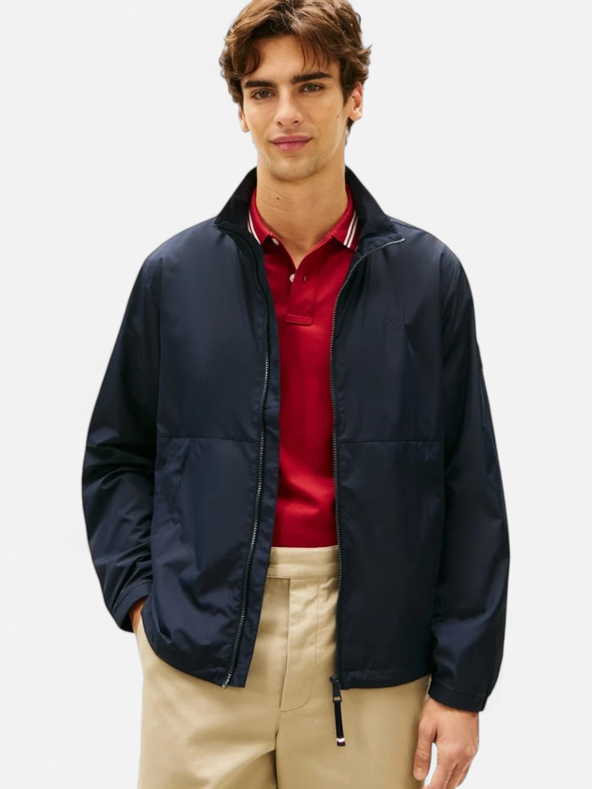 Tommy Hilfiger miesten takki Branded Blouson, tummansininen - Kekäle.fi