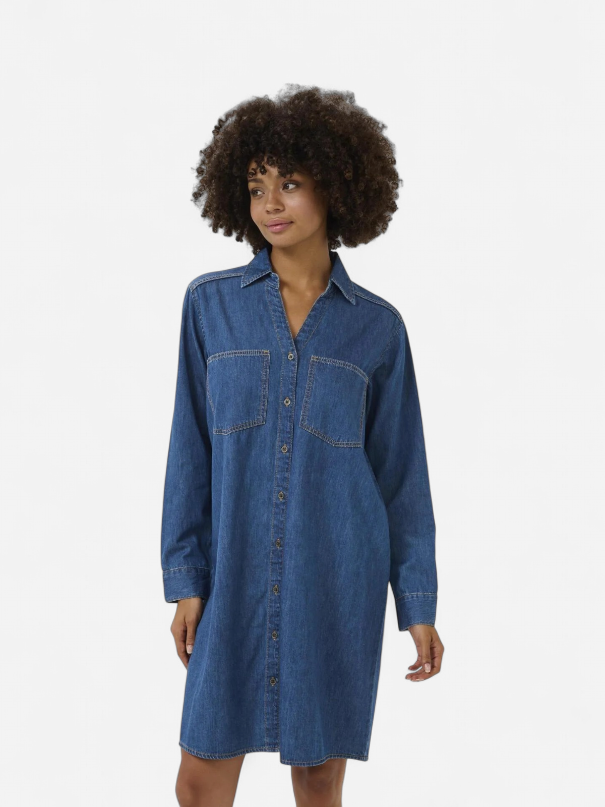 Culture mekko K-CUmola Arpa Dress, Dark Blue Wash - Kekäle.fi