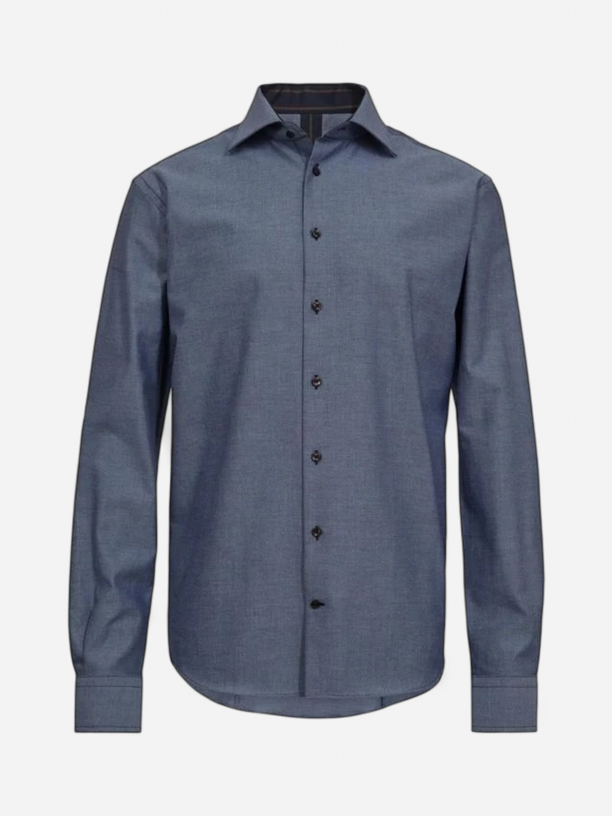 Gino marcello miesten kauluspaita K Micro Print Shirt, tummansininen - Kekäle.fi