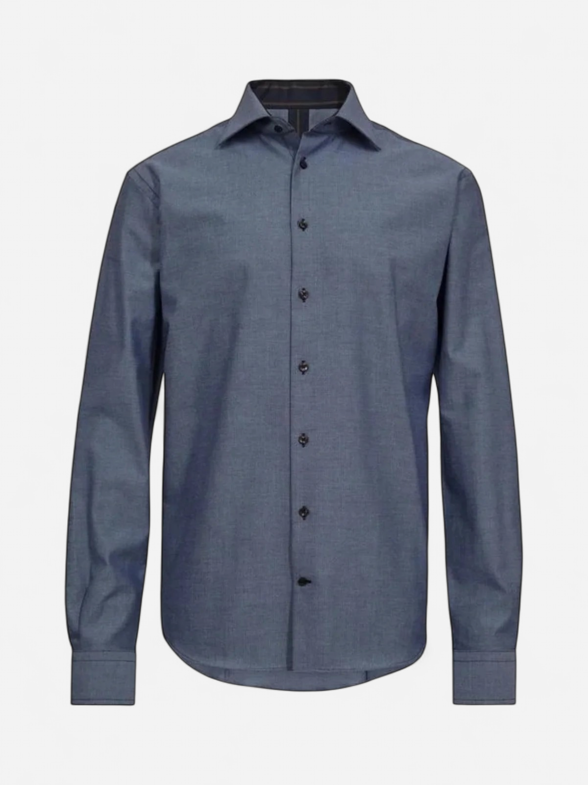 Gino marcello miesten kauluspaita K Micro Print Shirt, tummansininen - Kekäle.fi