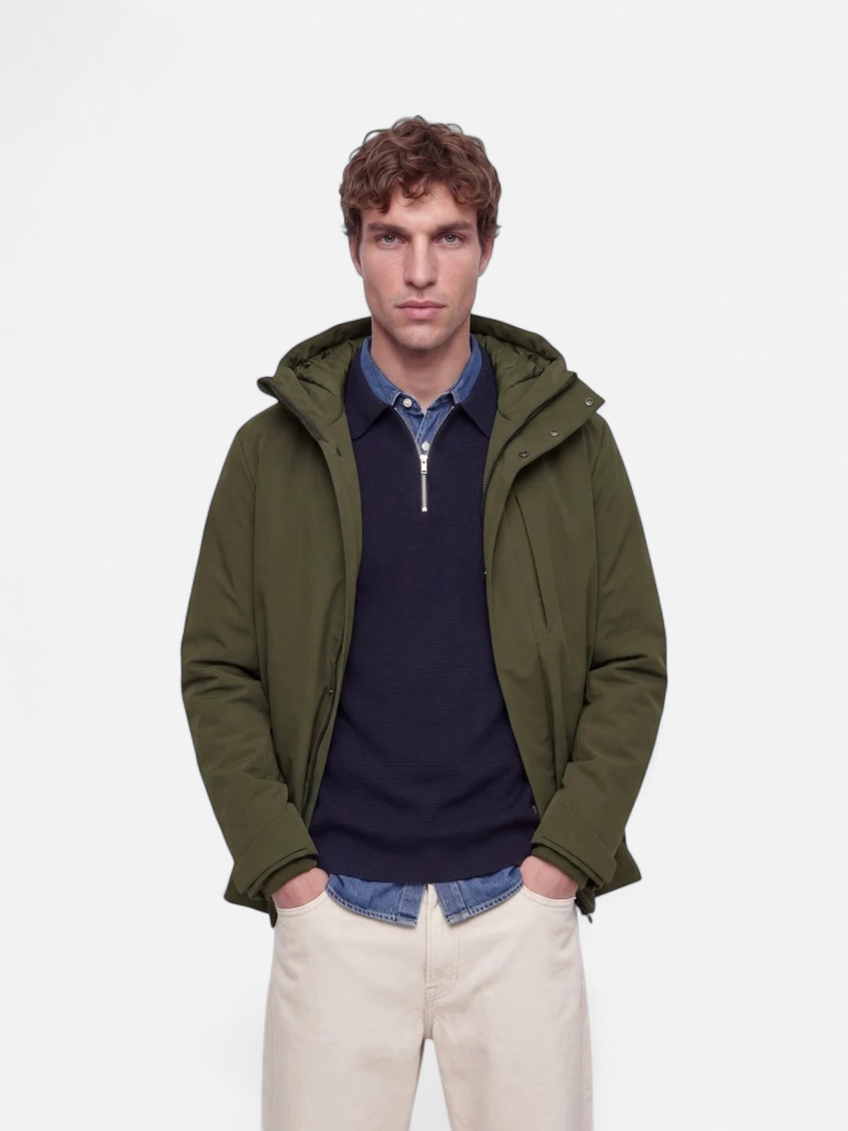 Jack & Jones miesten kevyt takki JJEKEEN Jacket, Grape Leaf - Kekäle.fi