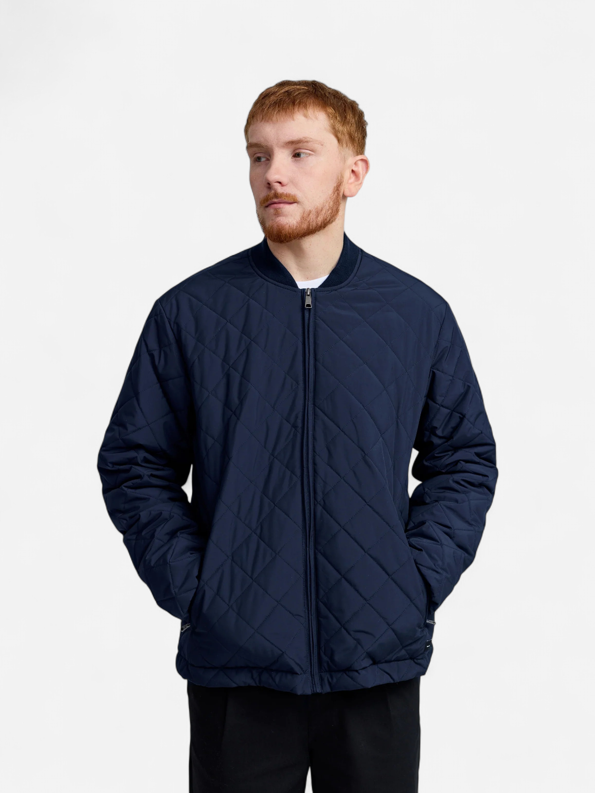 Makia miesten takki Ilmari Quilted Jacket, tummansininen - Kekäle.fi