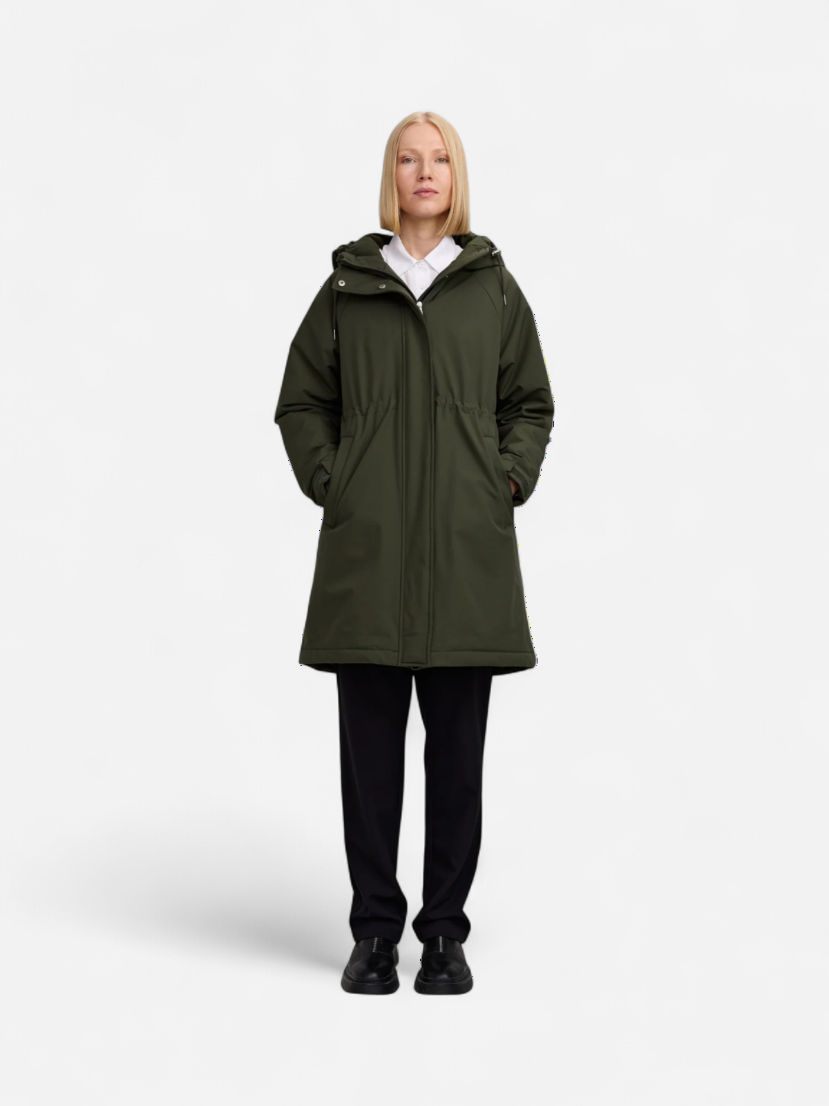 K MILLA COAT TUMMANVIHREÄ - Kekäle.fi