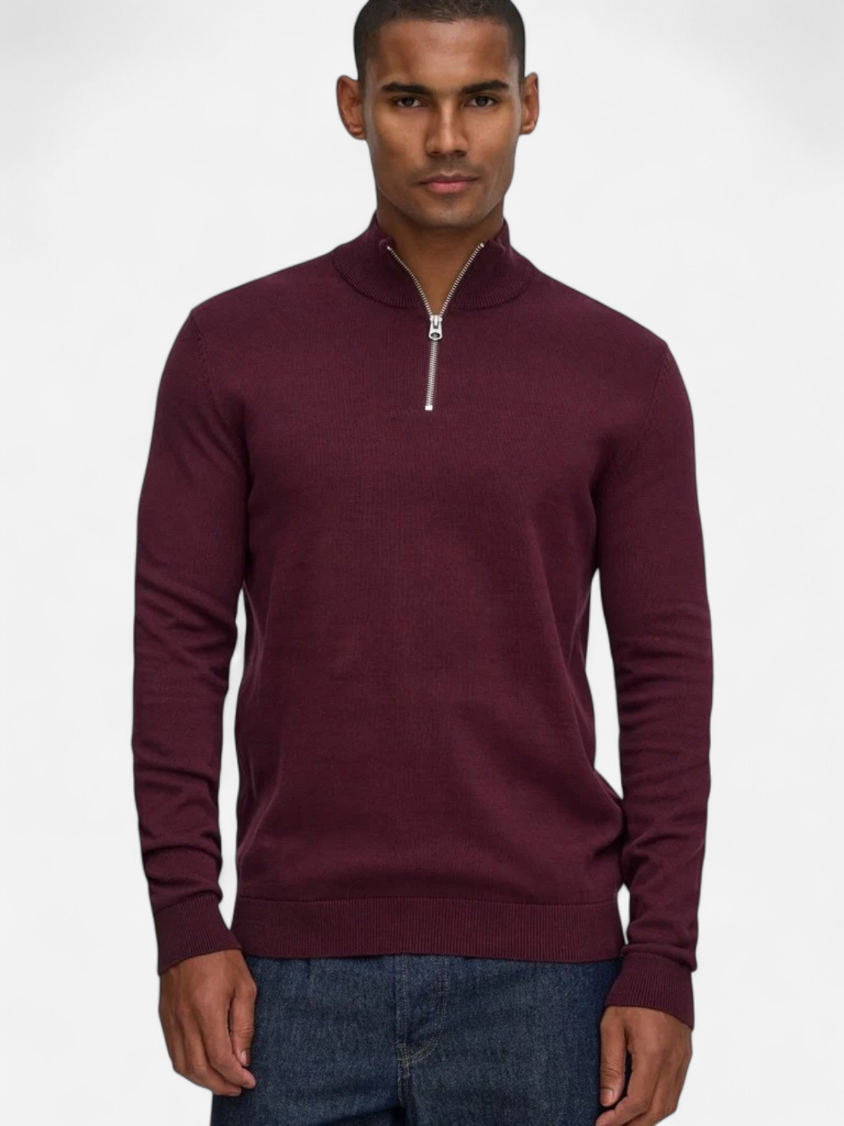 K ONSALEX REG 12 HALF ZIP KNIT NOOS Port Royale - Kekäle.fi