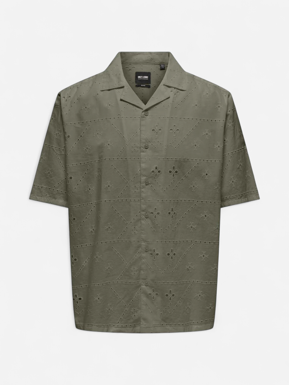 K ONSARON RLX SS CHIFFLY RESORT SHIRT Dusty Olive - Kekäle.fi
