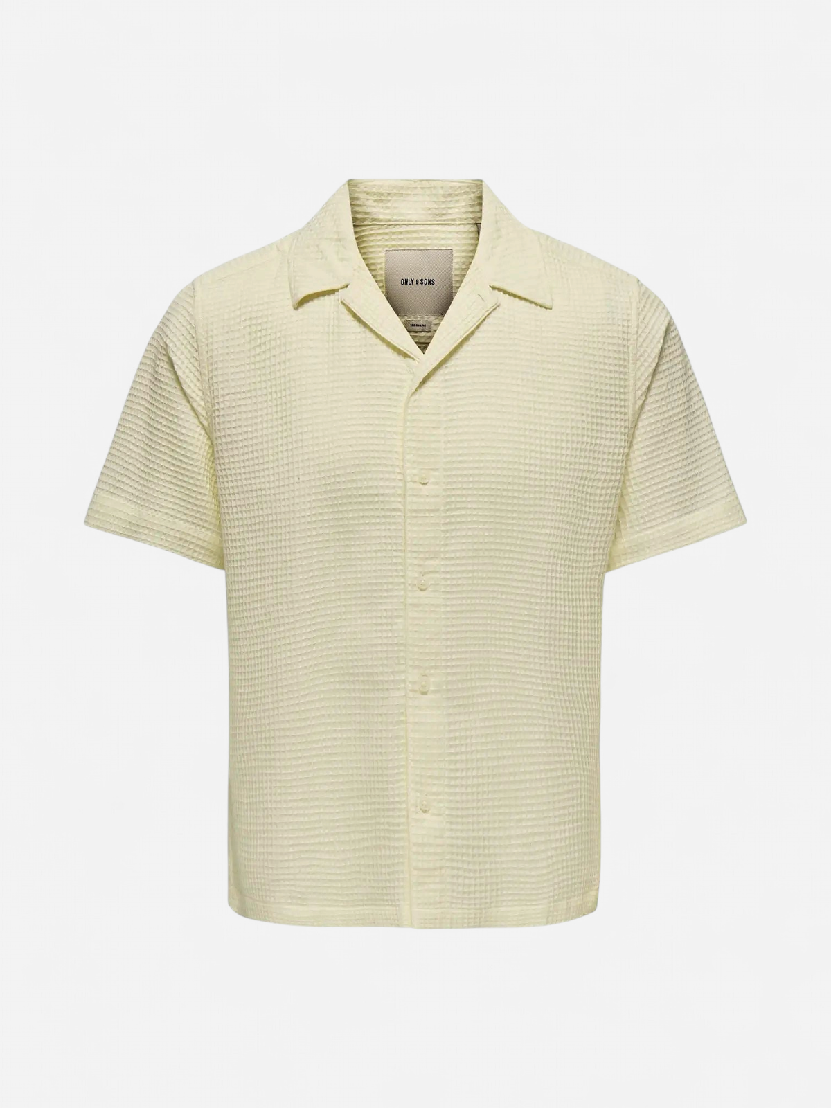 K ONSSAVIER WAFFLE SS SHIRT 0326 Antique White - Kekäle.fi