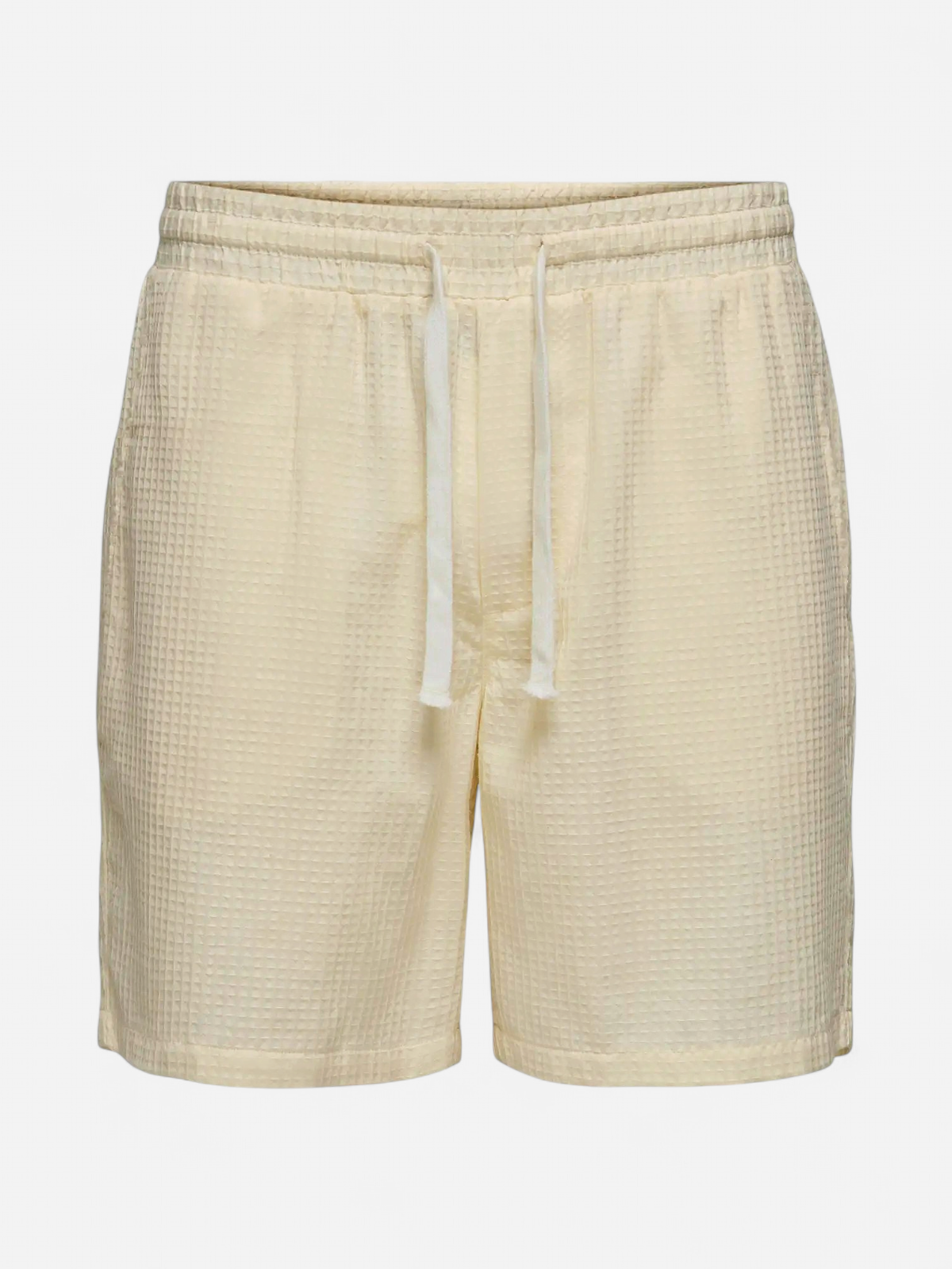 K ONSTEL SAVIER WAFFLE SHORTS 0326 Antique White - Kekäle.fi
