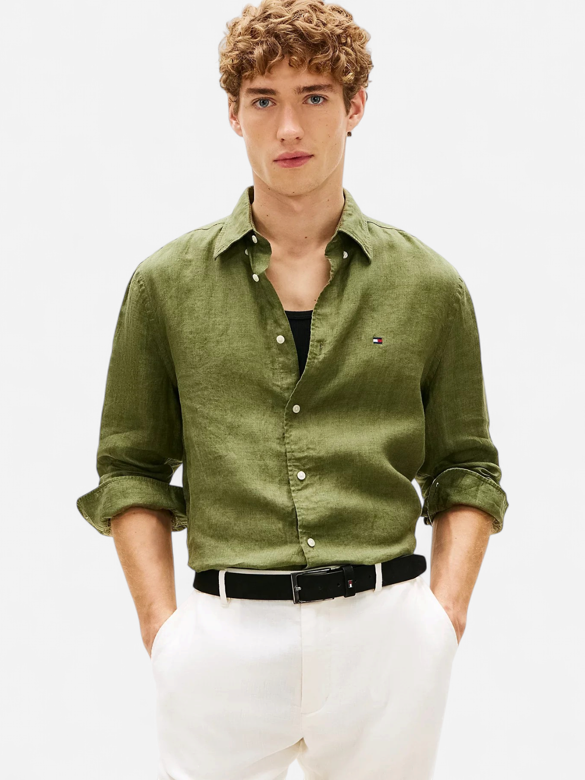 K PIGMENT DYED LI SOLID RF SHIRT TUMMANVIHREÄ - Kekäle.fi