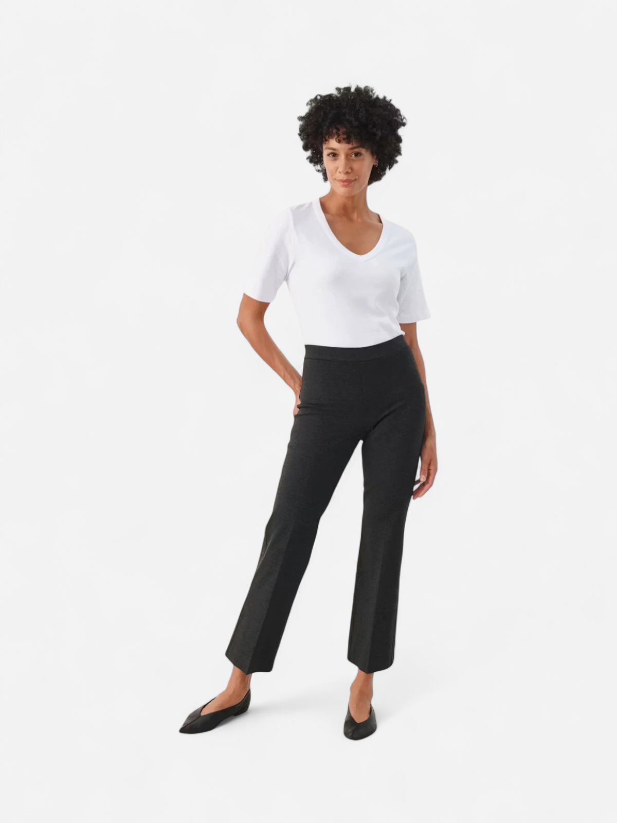 K PONTAPW PANT DARK GREY MELANGE - Kekäle.fi
