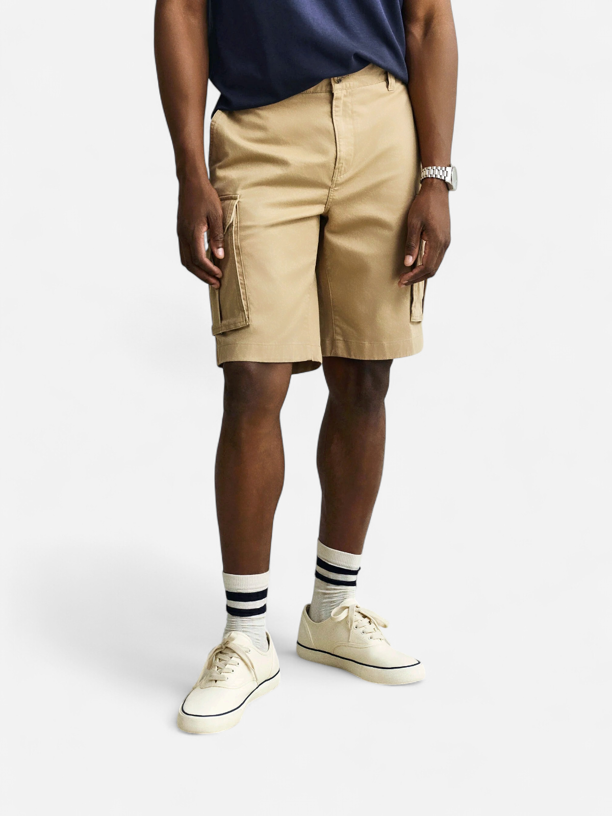 K REG CLASSIC CARGO SHORTS BEIGE - Kekäle.fi