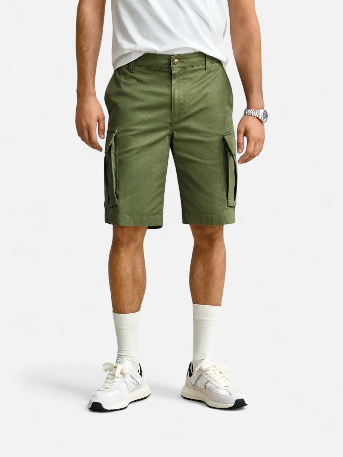 K REG CLASSIC CARGO SHORTS TUMMANVIHREÄ - Kekäle.fi