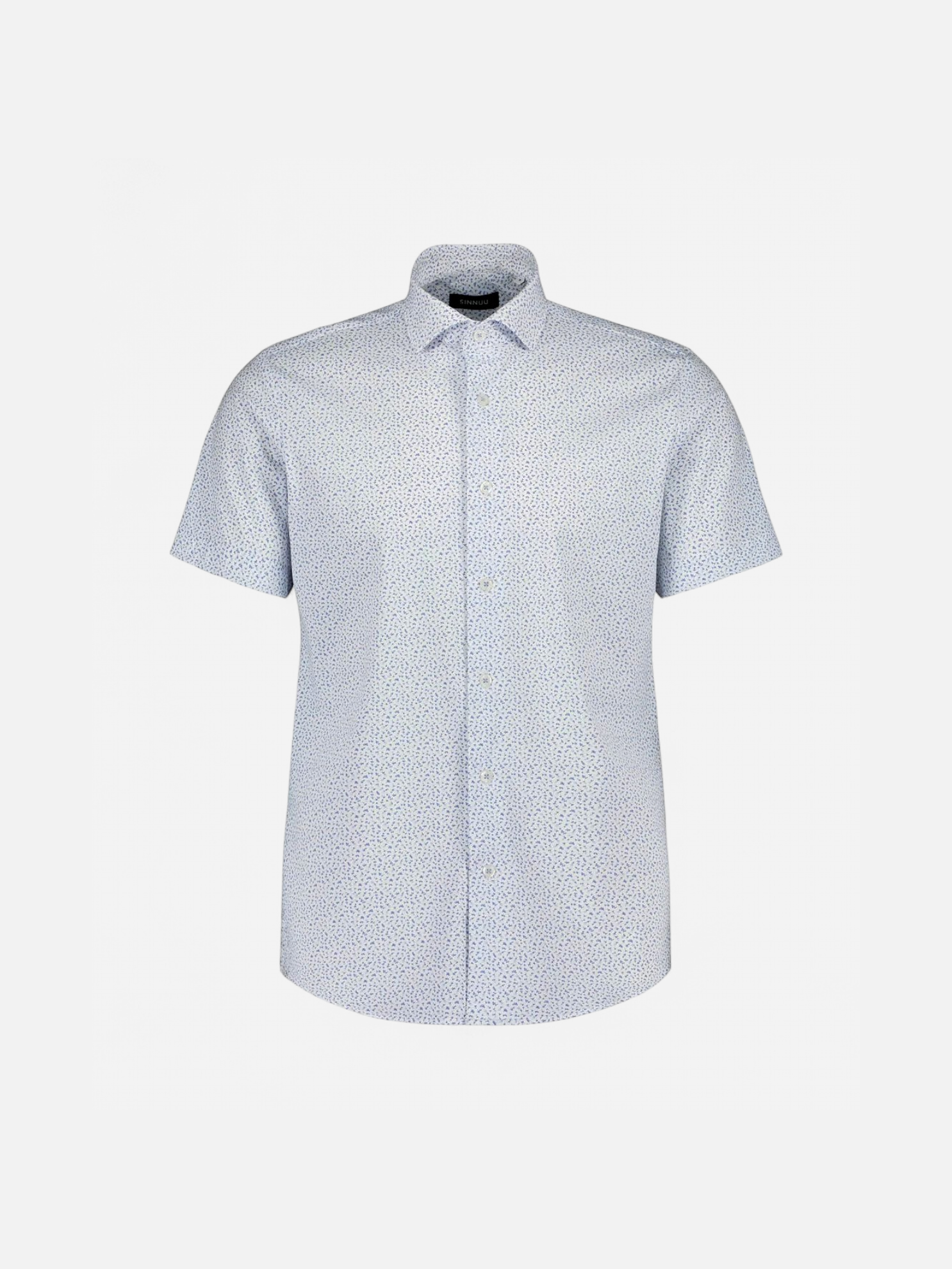 Sinnuu miesten kauluspaita K Technical Performance SS Shirt Microp, sininen kuosi - Kekäle.fi