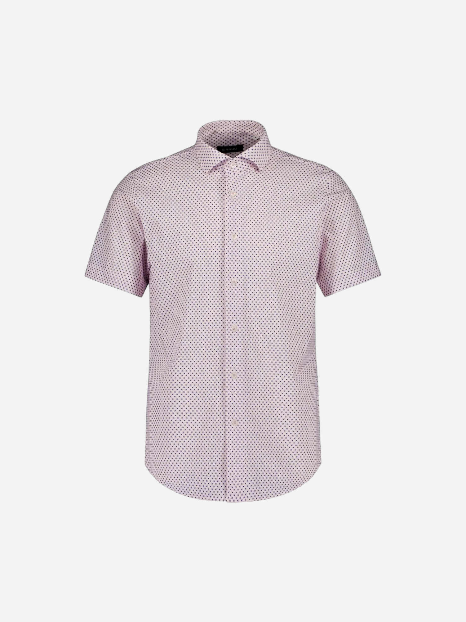 Sinnuu miesten kauluspaita K Technical Performance SS Shirt Microp, pinkki kuosi - Kekäle.fi