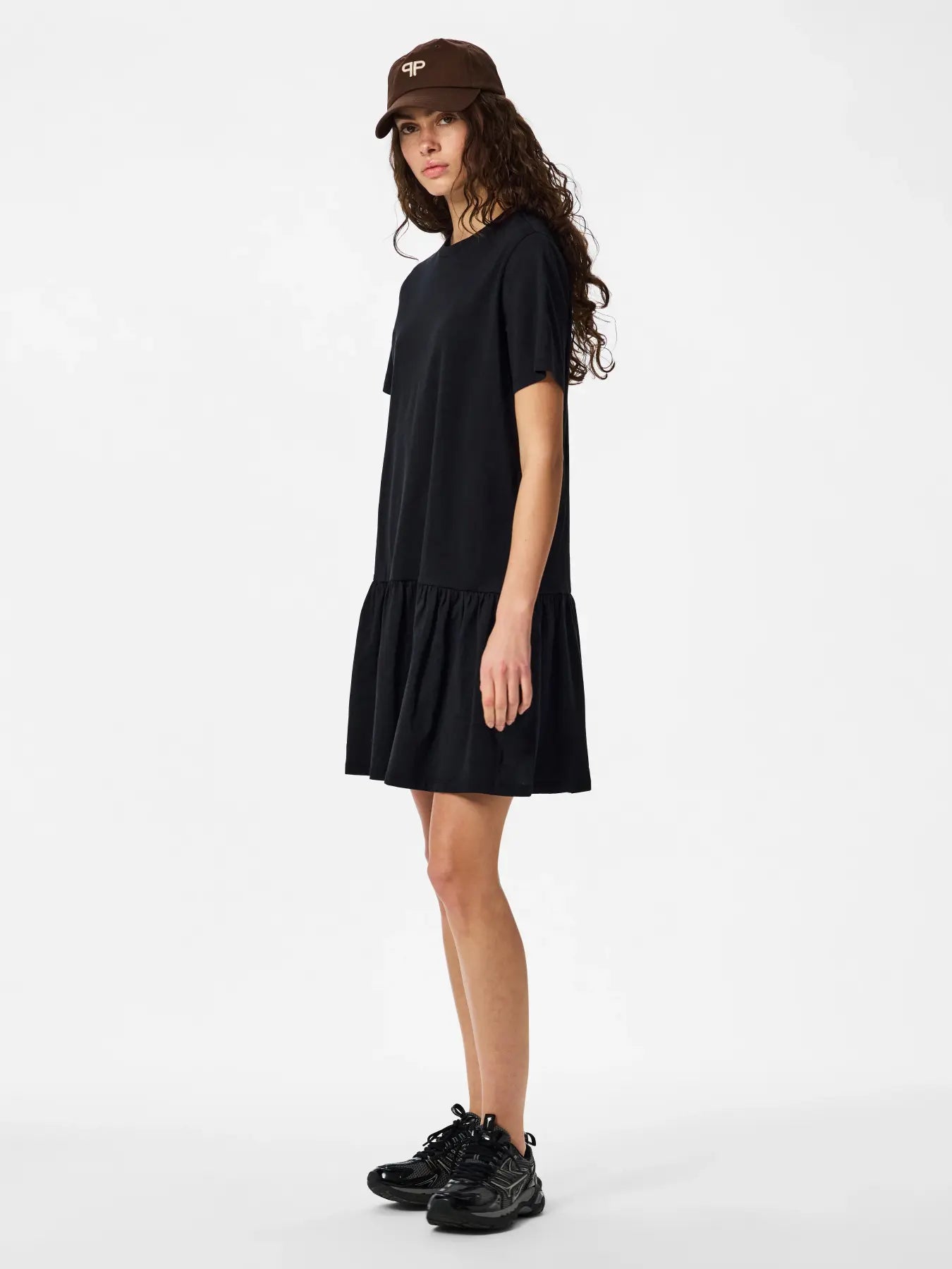 Pieces mekko PCDISSO SS O-Neck Dress, musta