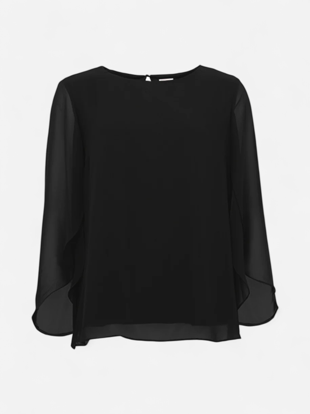 KARLY SOLID BLOUSE MUSTA - Kekäle.fi