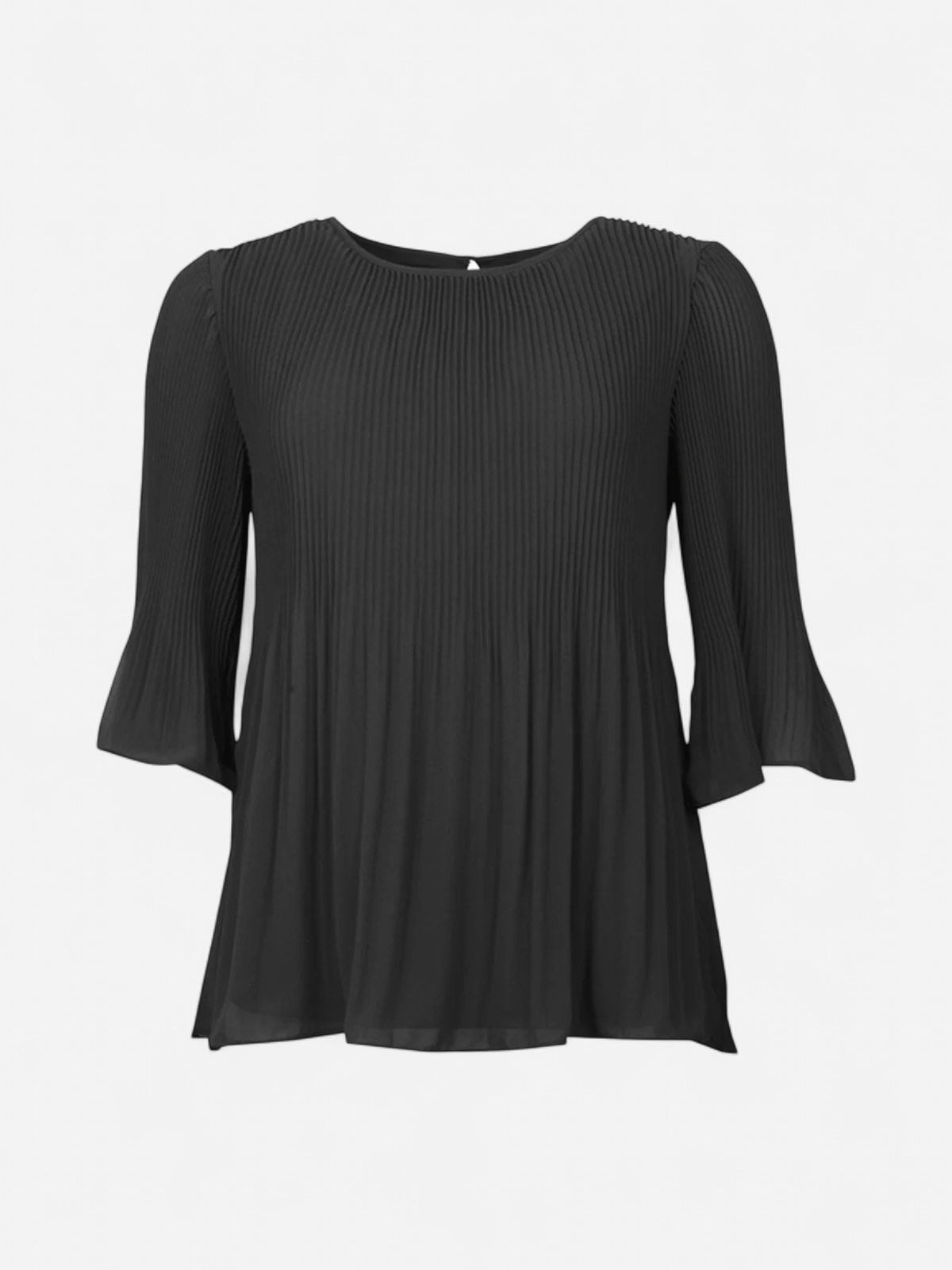 KERALINA SOLID BLOUSE MUSTA - Kekäle.fi