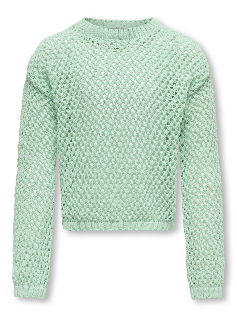 kids-only-lasten-neulepusero-kogdonna-life-o-neck-structure-knit-vaaleanvihrea-1