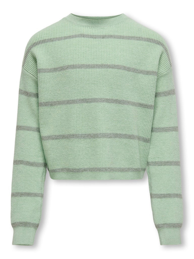 kids-only-lasten-neulepusero-kogfranca-short-stripe-knit-noos-vaaleanvihrea-1