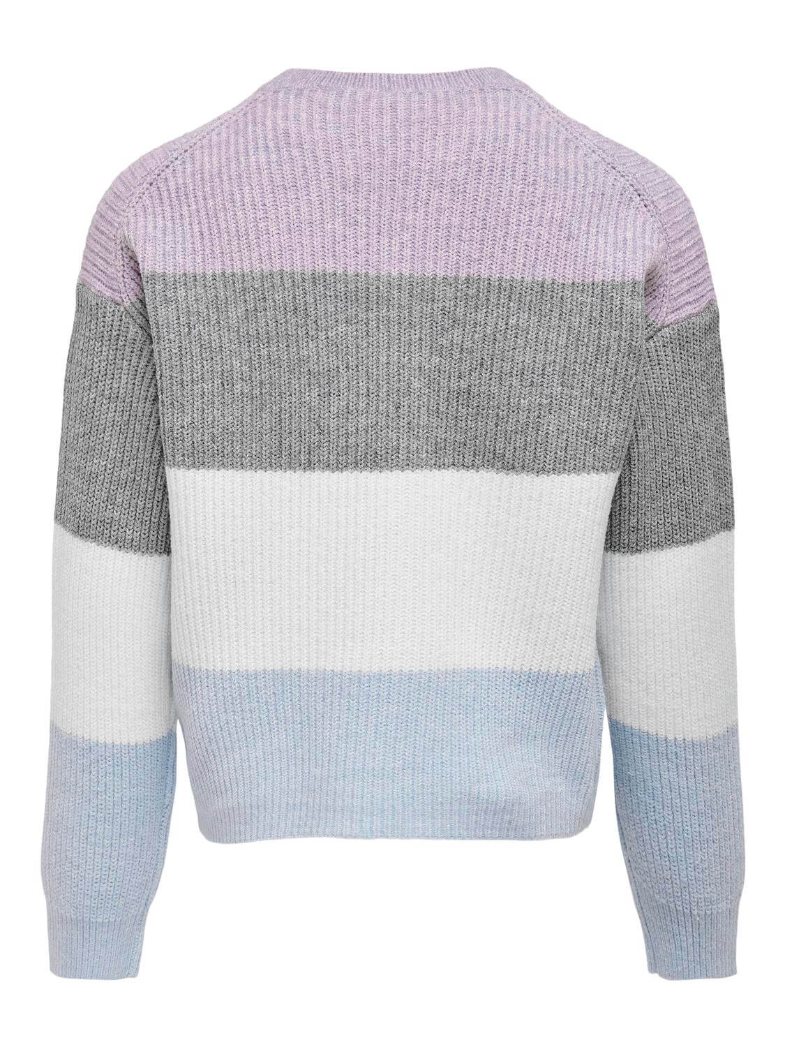kids-only-tyttojen-raidallinen-neulepusero-kogsandy-ls-stripe-pullover-raidallinen-liila-2