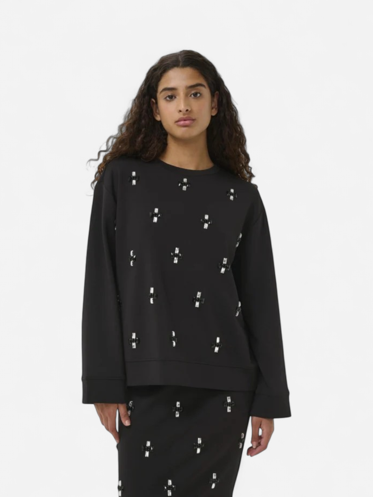 Inwear naisten paita KINCENTIW DECO BLOUSE, musta - Kekäle.fi