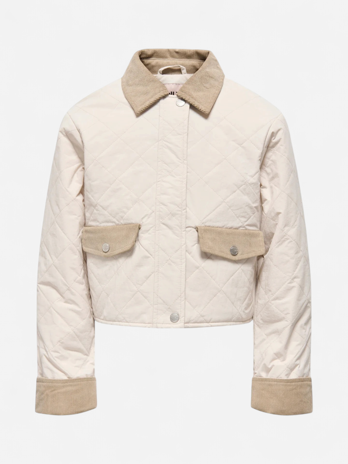 Kids Only lasten välikausitakki Kogrosalina Quilted Mix Jacket, luonnonvalkoinen - Kekäle.fi
