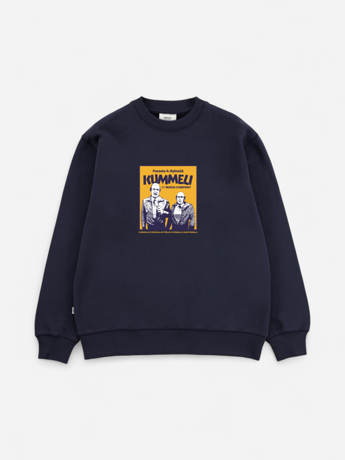 Makia Kummeli A-ryhmä Sweatshirt, tummansininen - Kekäle.fi