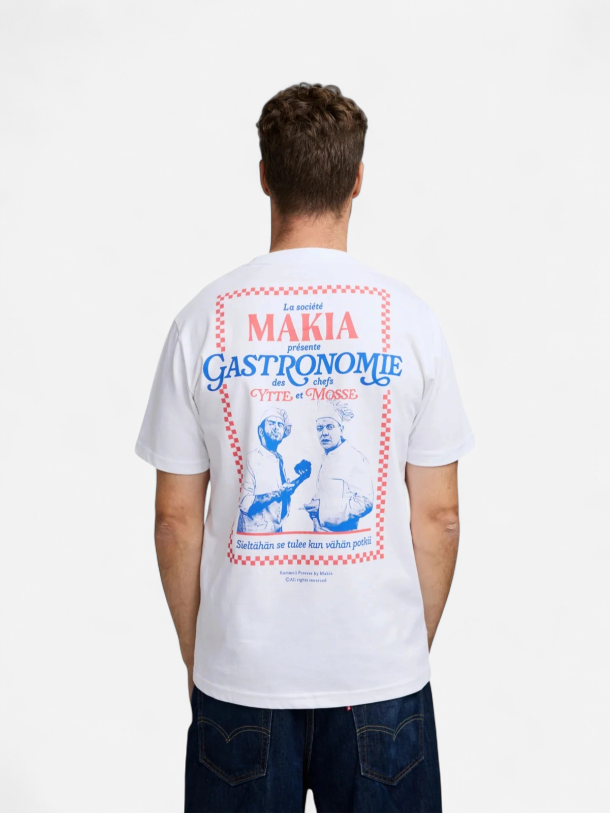 Makia Kummeli Gastronomie T-shirt, valkoinen - Kekäle.fi