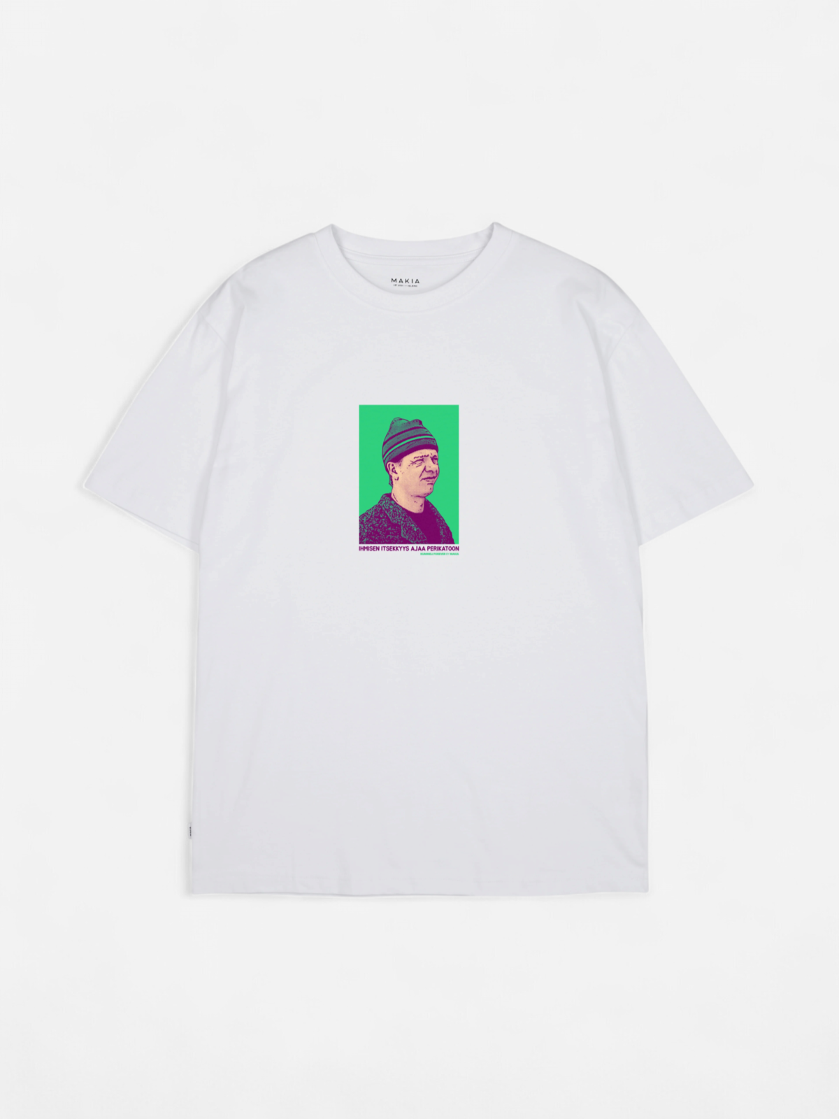 Makia Kummeli Ympäristöruutu T-shirt, valkoinen - Kekäle.fi